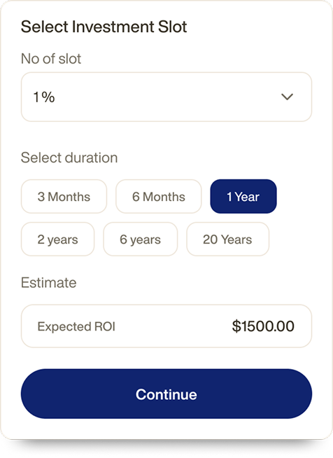 Select Investment Slot